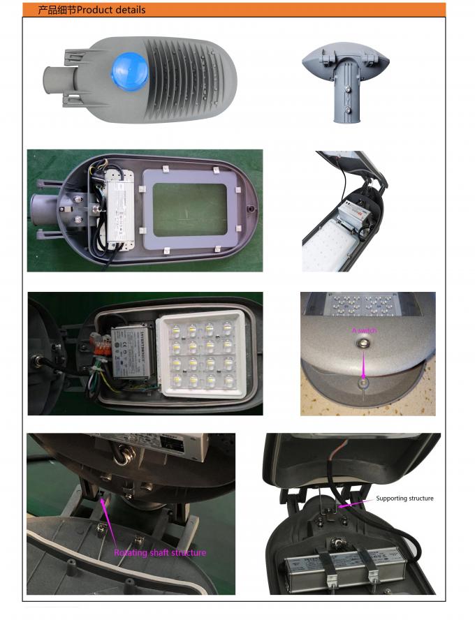 Нервюра излучать энергосберегающей структуры приспособлений освещения 50w дороги задняя 2