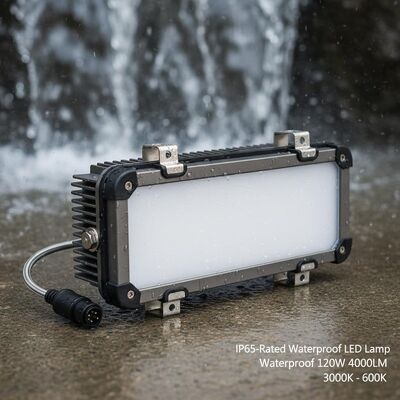 Водонепроницаемая светодиодная лампа со степенью защиты IP65, водонепроницаемая, 120 Вт, 4000 лм, высокая световая мощность, лампа 3000K - 6000K